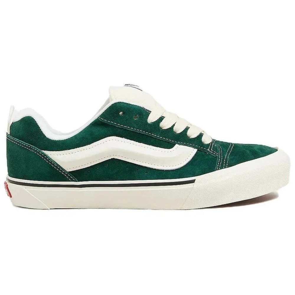 VANS Knu Skool Mens Size 9 Pig Suede Green White VN000CS0CX2 - NEW